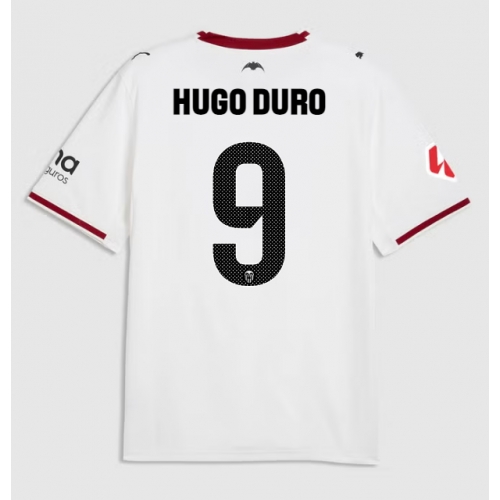 Billige Fotballdrakt Valencia Hugo Duro #9 Replika Hjemmedrakt 2026-27 Kortermet Billige Fotballdrakt Valencia Hugo Duro #9 Replika Hjemmedrakt 2026-27 Kortermet